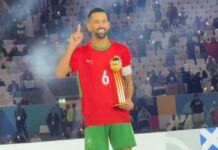 محمد ربيع حريمات يتوج بجائزة أفضل لاعب في كأس العرب