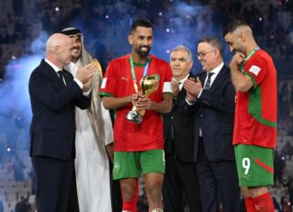 جياني إنفانتينو يهنئ المغرب بعد التتويج بكأس العرب