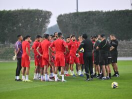 المنتخب الوطني الرديف يختتم تحضيراته لمواجهة عمان