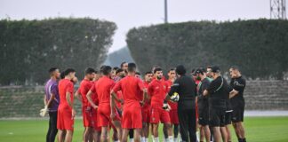 المنتخب الوطني الرديف يختتم تحضيراته لمواجهة عمان
