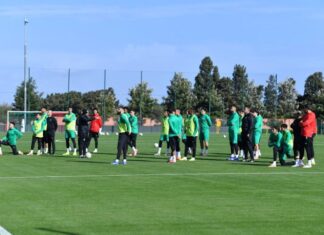 المنتخب المغربي يخوض آخر حصة تدريبية استعدادا لمواجهة مالي