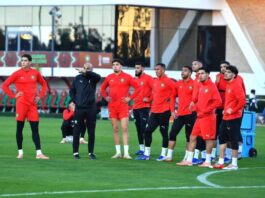 المنتخب المغربي يختتم استعداداته لمباراته أمام الكاميرون