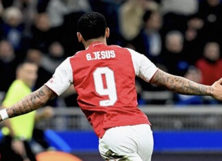 آرسنال يفوز على إنتر بثلاثية في دوري الأبطال