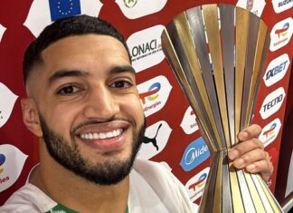 إسماعيل صيباري أفضل لاعب في مباراة المغرب والكاميرون