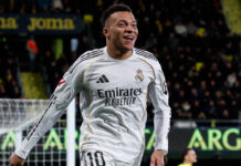 ريال مدريد يتصدر ترتيب “الليغا” مؤقتا بثنائية كيليان مبابي