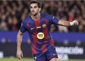 برشلونة يتأهل إلى ربع نهائي كأس ملك إسبانيا بعد فوزه على راسينغ سانتاندير