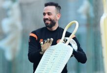 أول حصة تدريبية لأنس الزنيتي رفقة نهضة بركان