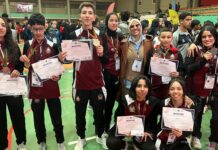 بالصور ..أبطال الرياضة المدرسية يرسمون طريق التألق في الجمنازياد الوطني المدرسي الأول