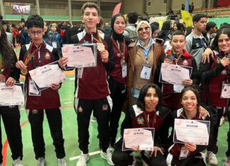 بالصور ..أبطال الرياضة المدرسية يرسمون طريق التألق في الجمنازياد الوطني المدرسي الأول