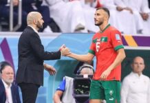 وليد الركراكي: “سايس تعافى وعاد إلى التداريب”