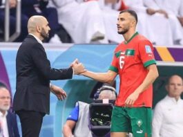 وليد الركراكي: “سايس تعافى وعاد إلى التداريب”