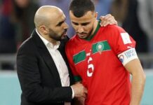 وليد الركراكي: “سايس تعافى وعاد إلى التداريب”