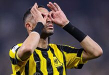 يوسف النصيري يسجل للاتحاد السعودي في دوري أبطال آسيا