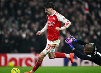 آرسنال يفوز على تشيلسي ويتأهل إلى نهائي كأس الرابطة الإنجليزية