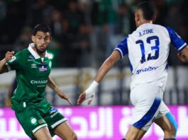 الرجاء الرياضي يتعادل مع اتحاد يعقوب المنصور