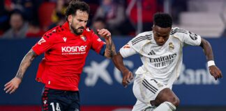 ريال مدريد ينهزم أمام أوساسونا في الوقت القاتل