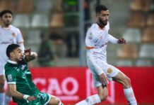 مباراة نهضة بركان والرجاء الرياضي تنتهي بالتعادل