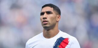 البطاقة الحمراء تبعد أشرف حكيمي عن “كلاسيكو” فرنسا