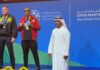 البطل المغربي يوسف بنجنة يحرز ذهبيتين في المواي طاي خلال ألعاب الماسترز بأبو ظبي
