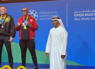 البطل المغربي يوسف بنجنة يحرز ذهبيتين في المواي طاي خلال ألعاب الماسترز بأبو ظبي