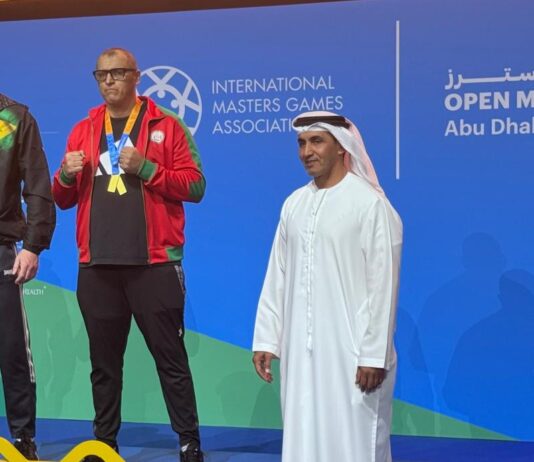 البطل المغربي يوسف بنجنة يحرز ذهبيتين في المواي طاي خلال ألعاب الماسترز بأبو ظبي