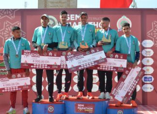 بالصور ..مشاركة قياسية وأرقام متميزة في نصف ماراطون تامسنا الدولي