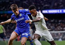 ريال مدريد ينهزم أمام خيتافي في الدوري الإسباني