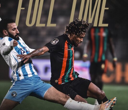 مباراة الجيش الملكي وبيراميدز المصري تنتهي بالتعادل