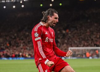 ليفربول يكتسح غلطة سراي برباعية في دوري أبطال أوروبا