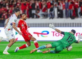 أولمبيك آسفي يتأهل إلى نصف نهائي كأس الكونفدرالية بعد تعادله مع الوداد الرياضي