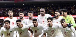تشكيلة المنتخب المغربي لمواجهة باراغواي