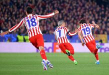 برشلونة ينهزم أمام أتلتيكو مدريد في دوري الأبطال في عقر داره