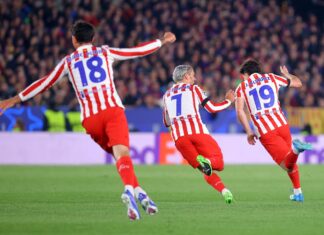 دوري الأبطال: أتلتيكو مدريد يفوز على برشلونة في عقر داره