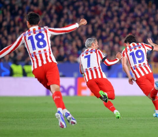 دوري الأبطال: أتلتيكو مدريد يفوز على برشلونة في عقر داره