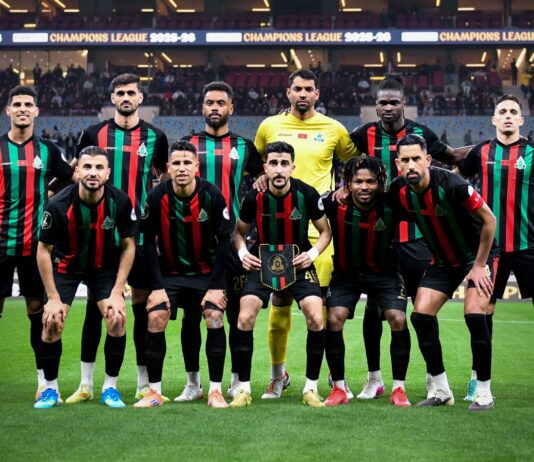 الجامعة تهنئ الجيش الملكي بتأهله لنهائي دوري الأبطال