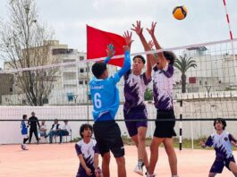 نهائي متميز في البطولة الوطنية المدرسية لكرة الطائرة