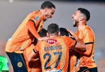 نهضة بركان يفوز على اتحاد تواركة في مباراة مثيرة