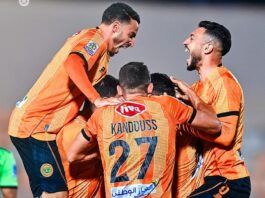 نهضة بركان يفوز على اتحاد تواركة في مباراة مثيرة