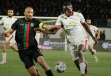 الجيش الملكي يفوز على حسنية أكادير ويصعد لوصافة الترتيب