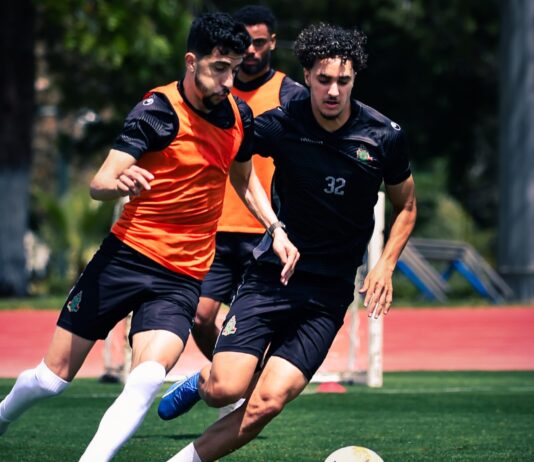الجيش الملكي ينهي استعداداته لإياب نهائي دوري الأبطال أمام صان داونز