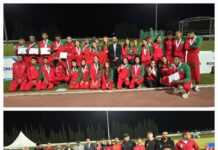 بالصور ..المغرب يتوج بلقب البطولة العربية لألعاب القوى بتونس
