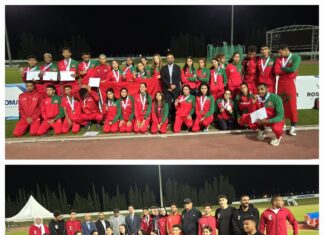 بالصور ..المغرب يتوج بلقب البطولة العربية لألعاب القوى بتونس