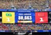 أزيد من 80 ألف متفرج في قمة المغرب والبرازيل