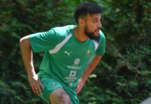 أول حصة تدريبية للمنتخب المغربي في أمريكا