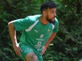 أول حصة تدريبية للمنتخب المغربي في أمريكا