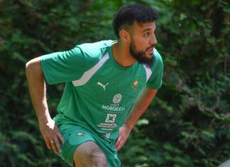 أول حصة تدريبية للمنتخب المغربي في أمريكا