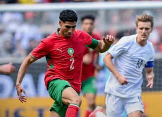 المنتخب المغربي يتعادل مع النرويج في آخر ودية قبل كأس العالم