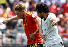 مصر تتعادل مع بلجيكا في أول ظهور في كأس العالم