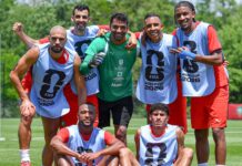 المنتخب المغربي يستعد لمواجهة اسكتلندا