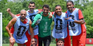 المنتخب المغربي يستعد لمواجهة اسكتلندا